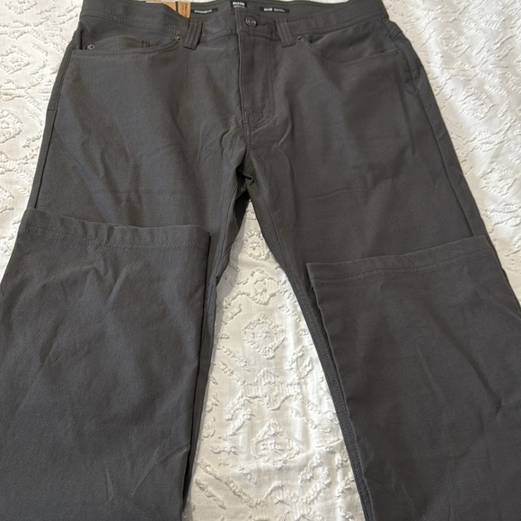 PrAna NWT Men’s Standard Fit Straight Leg Brion Pant II Dark Iron Size 40 - Picture 10 of 10
